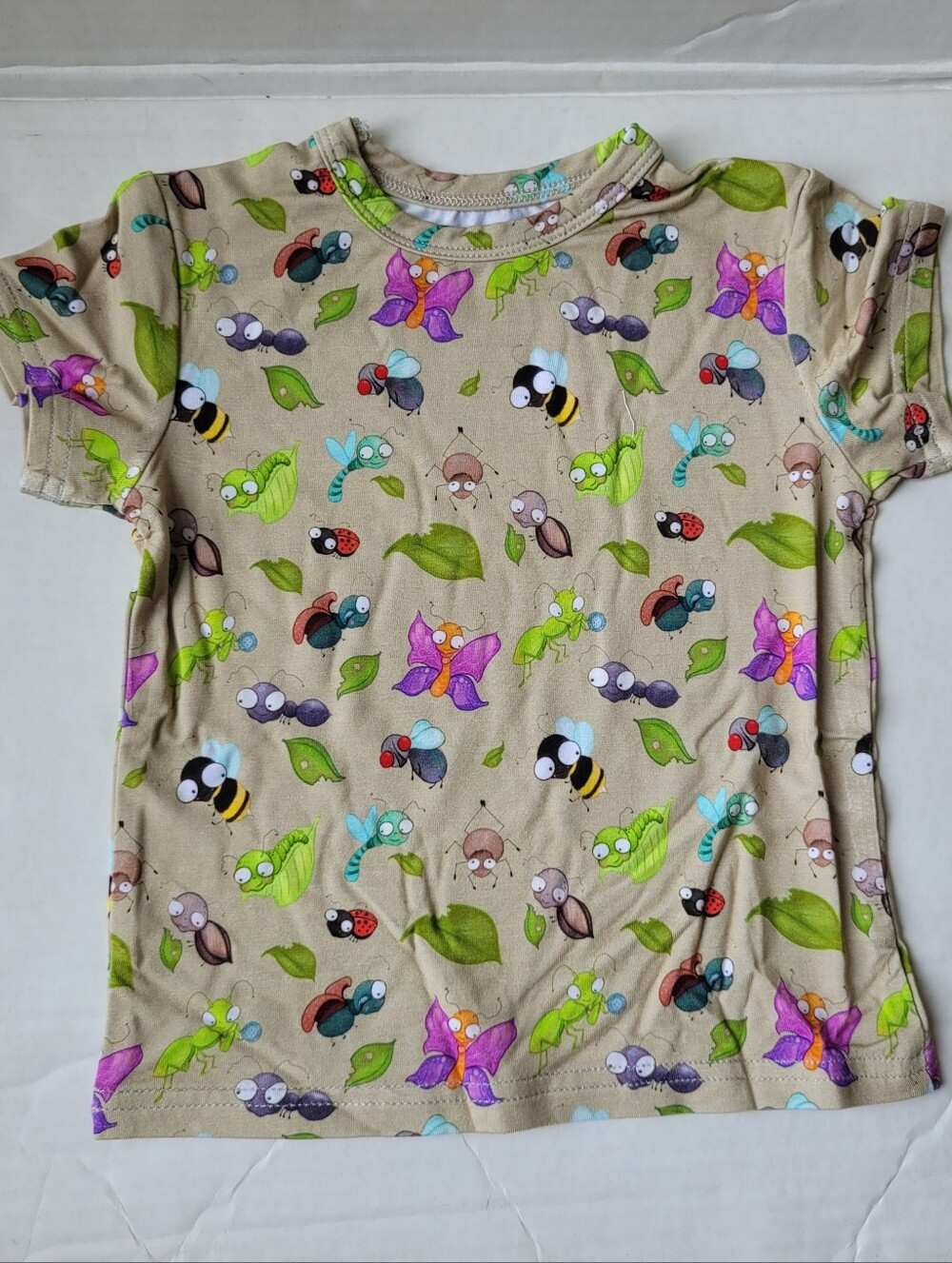 NEW SUTTONS BUTTONS BUSY BUGS BAMBOO TWO PIECE SHORT SET TODDLER 12-18 MONTHS - Picture 3 of 8